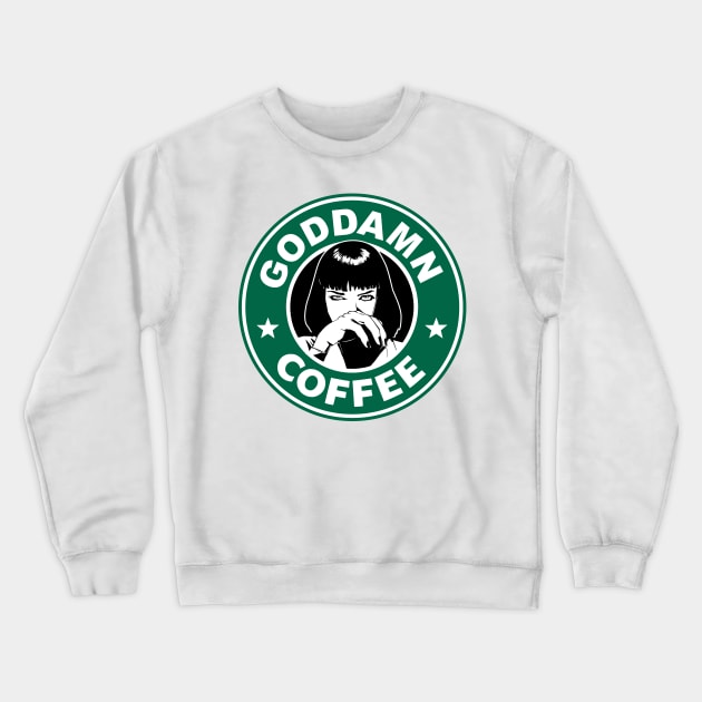 Pulp Starbucks Crewneck Sweatshirt by Titius